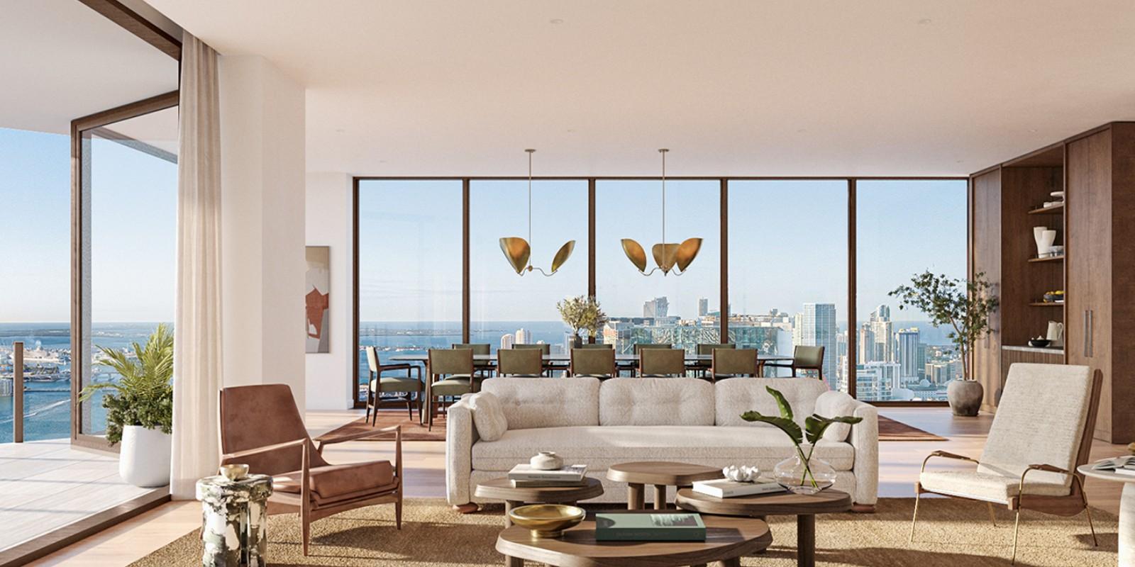 Villa Miami Penthouse Luxury Priced at 55 Million